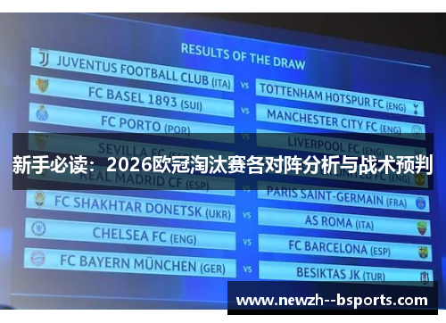 新手必读:2026欧冠淘汰赛各对阵分析与战术预判 新手必读:2026欧冠淘汰赛各对阵分析与战术预判